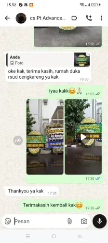 Testimonial Papan Bunga Pernikahan linggamukti