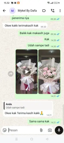 Testimonial Buket Bunga linggamukti