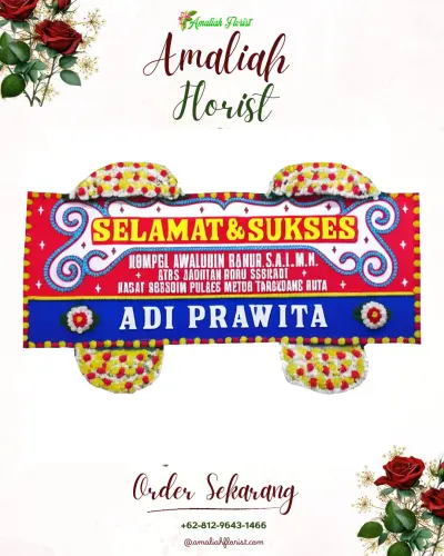 Karangan Bunga Ucapan Selamat linggamukti