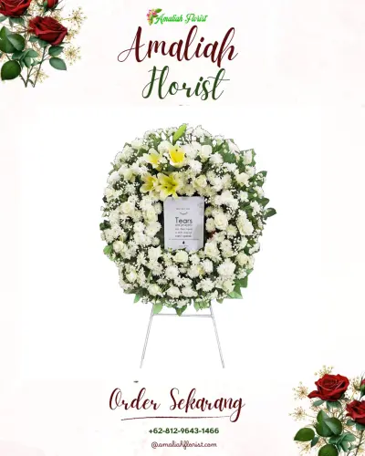 Krans Bunga Duka Cita linggamukti